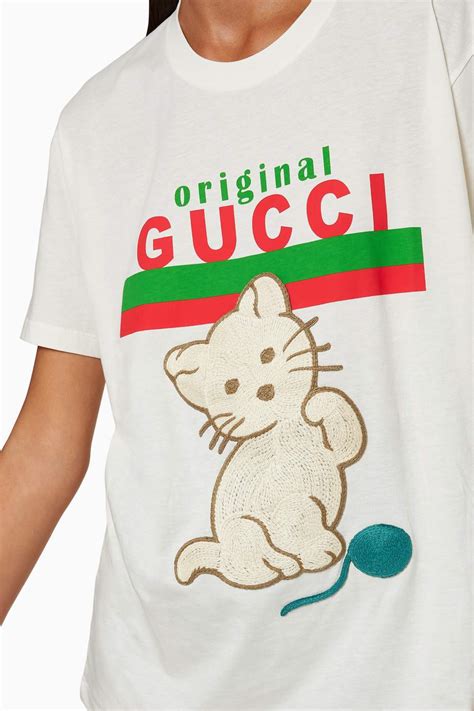 gucci maglietta gatto|Gucci Gatto .